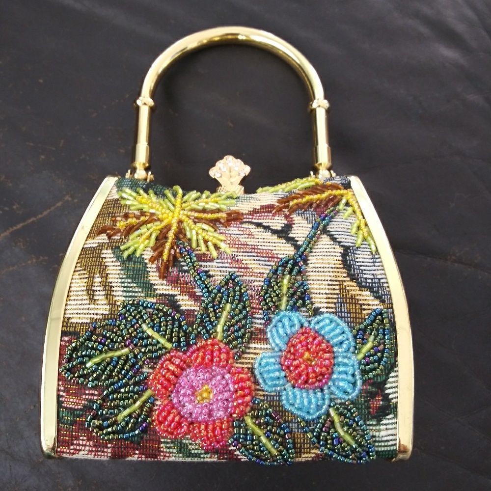 NWOT Butler & Wilson Beaded Clutch Purse